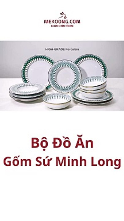 Bộ Đồ Ăn Gốm Sứ Minh Long #thietbikhachsan #mekoong #gomsuminhlong #thietbinhahang