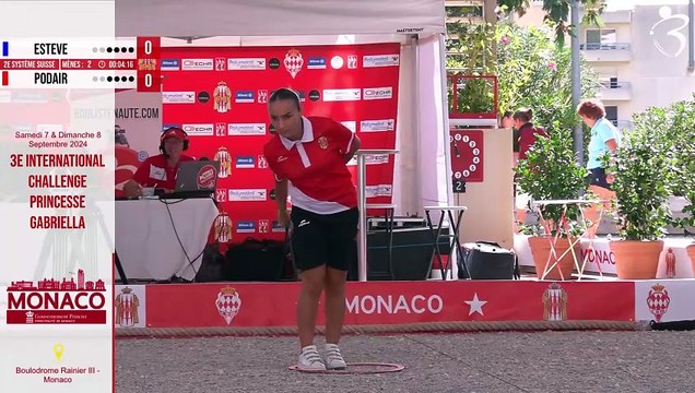 WebTV Monaco : 3e International doublette féminin de pétanque - Septembre 2024 Challenge Princesse Gabriella
