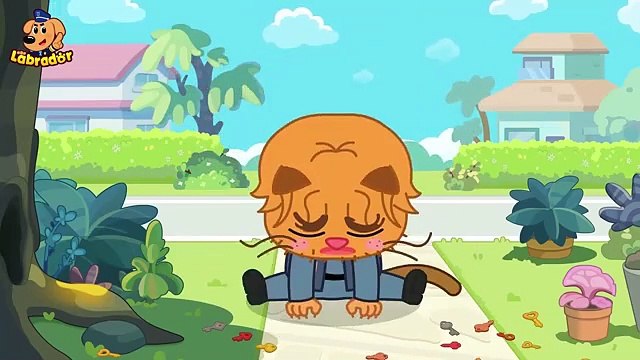The Key-Stealing Cat | Safety Tips | Cartoons for Kids | Sheriff Labrador