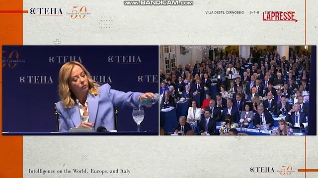 Meloni: «Boccia? Ho un'idea opposta su come una donna debba guadagnarsi il suo spazio nella società»