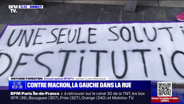 Manifestations du 7 septembre: Nommer Barnier grâce à l'accord du RN, c'est marcher sur l'engagement de la jeunesse , estime ce porte-parole d'un syndicat étudiant à Nantes