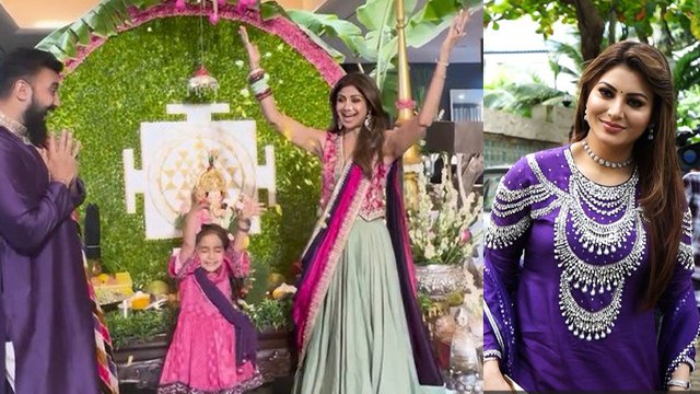 Ganesh Chaturthi Sthapana 2024: Shilpa Shetty Welcome Ganpati Bappa With Family, Celebs Inside Video