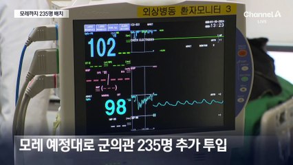 군의관 투입 후 업무 결정…가이드라인 만든다