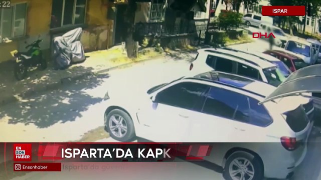 Isparta'da güvenlik görevlisi kapkaççıyı yakalattı