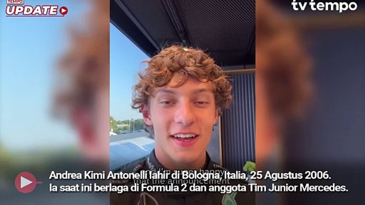 Kimi Antonelli, Pembalap Muda yang Resmi Bergabung Mercedes di F1 2025
