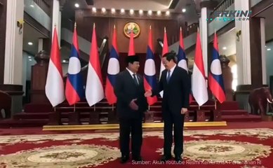 Prabowo Temui PM Laos, Bahas Kerjasama Bilateral Bidang Pertahanan dan Sumber Daya