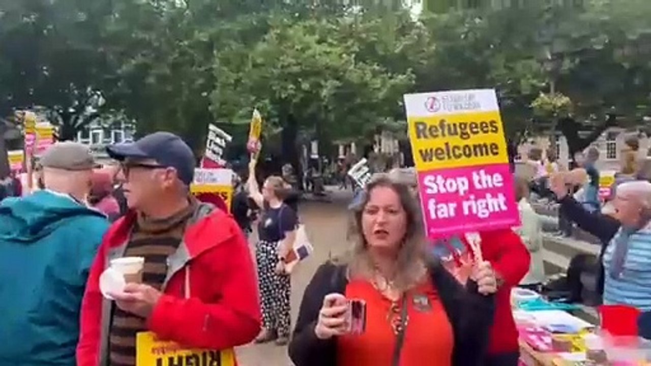 Unity Rally sees heated exchange between Antifa and anti-immigration ...