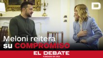 Meloni reitera su compromiso con la defensa de Ucrania en un encuentro con Zelenski