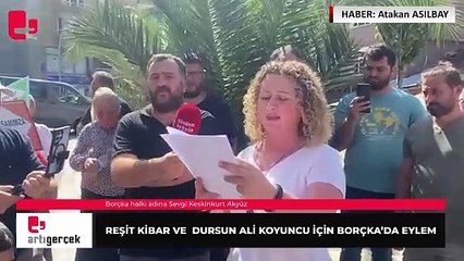 Borçka halkı adına Sevgi Keskinkurt Akyüz konuştu