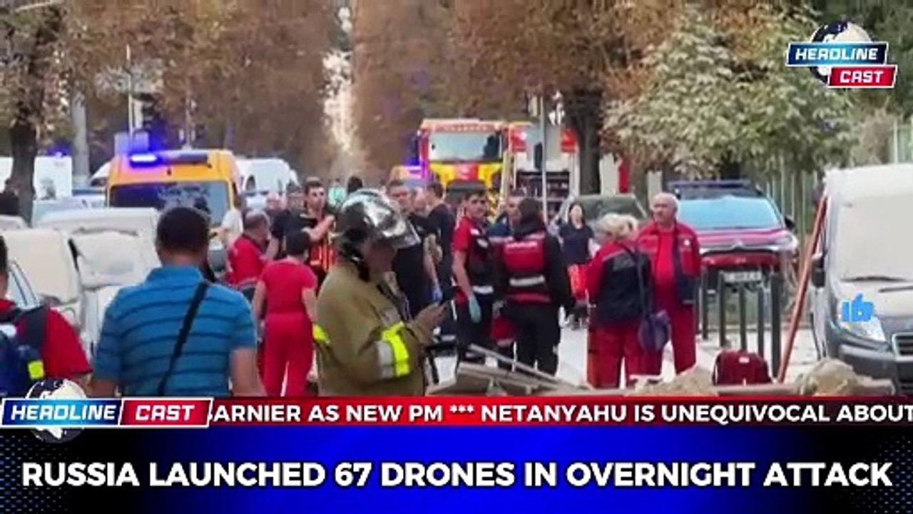Russia Launched 67 Drones in Overnight Attack in Ukraine