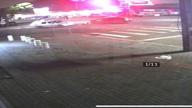 Câmera flagra acidente que deixou homem ferido no bairro Neva