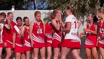 2024 HDFNL A-grade premiership medals and cup presentation to Elmore