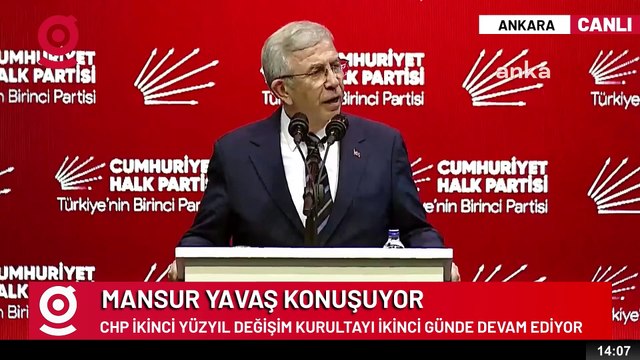 Mansur Yavaş, konuşma yapacağı bilgisinin kendisine 1 saat önce verildiği konusunda partisine sitem etti. Ekrem İmamoğlu ile Özgür Özel de söz alarak, konuya açıklık getirdi.