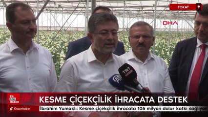 İbrahim Yumaklı: Kesme çiçekçilik ihracata 105 milyon dolar katkı sağlıyor
