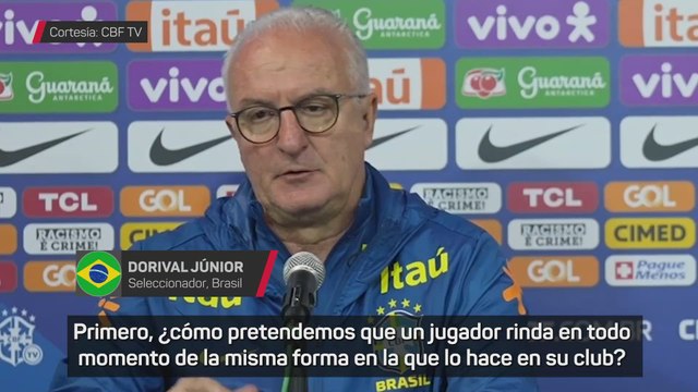 Dorival justifica el bajo estado de forma de Vinicius y explica por qué no rinde igual que en el Madrid