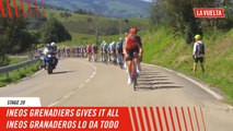 Ineos Grenadiers gives it all  - Stage 20 - La Vuelta 2024