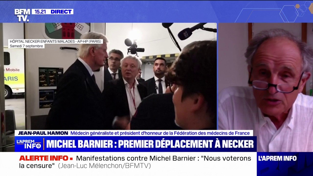 "Il faut réguler l'accès à l'hôpital et aux urgences": ce qu'attend Jean-Paul Hamon, président d'honneur de la Fédération des médecins de France, du nouveau gouvernement