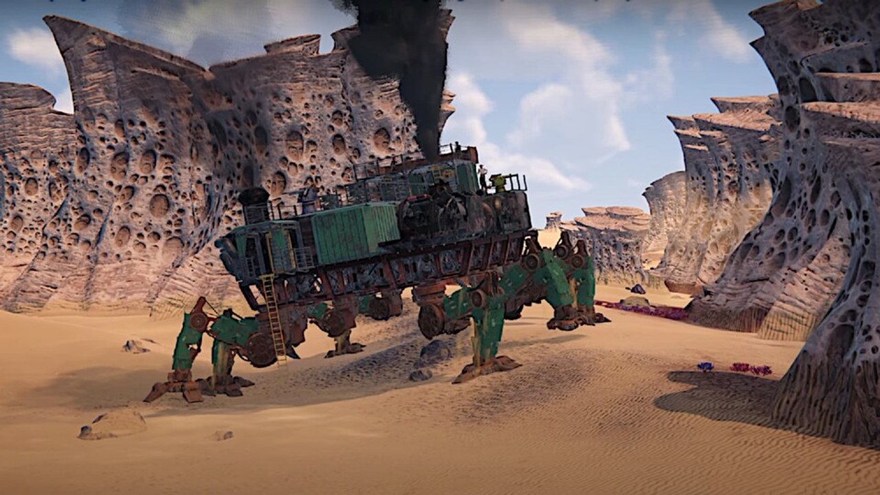 Neues gameplay zum postapokalyptischen shooter sand - so läuft euer piratenschiff durch die wüste