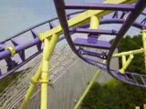 BAT COASTER  montagne russe looping  roller coaster