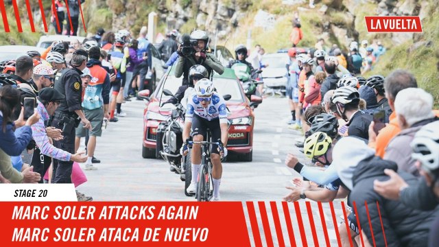 Marc Soler attacks again - Stage 20 - La Vuelta 2024