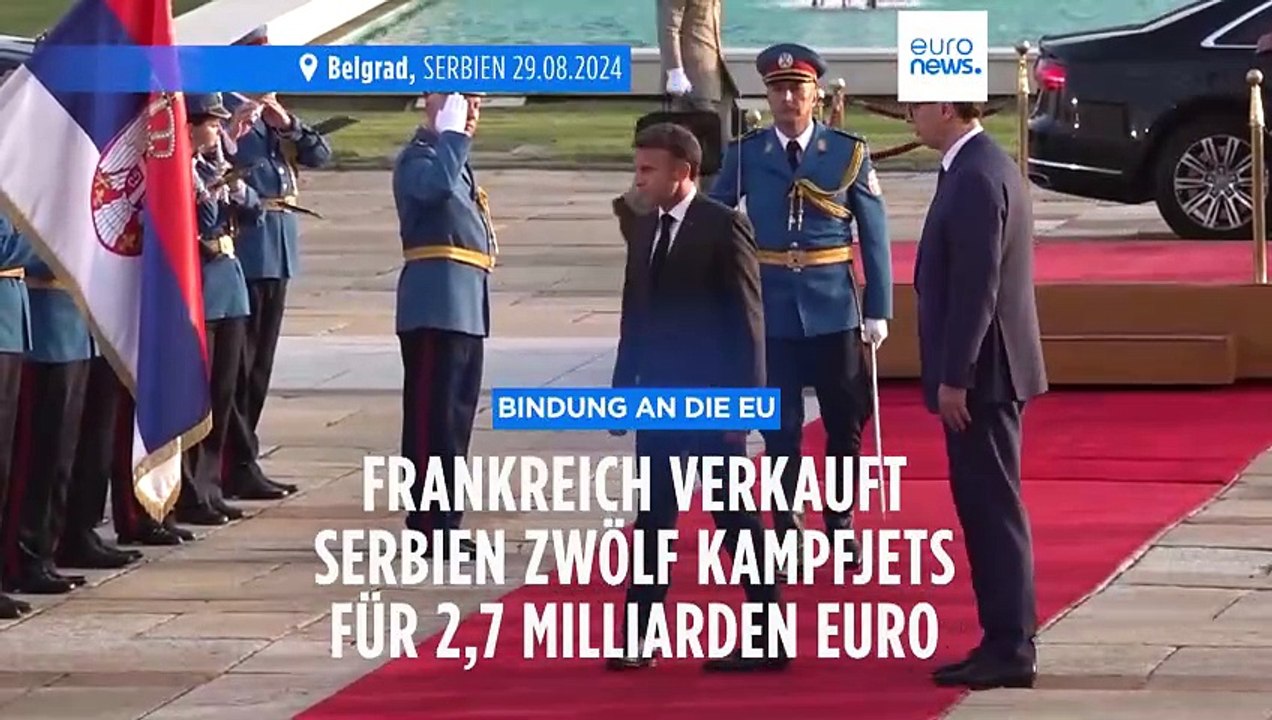 Serbien schließt mit Frankreich einen Vertrag über 12 Rafale-Kampfflugzeuge im Wert von 2,7 Mrd. Euro und löst sich damit von Russland
