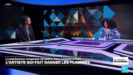 Géraldine Tobe, la plasticienne congolaise qui fait danser les flammes