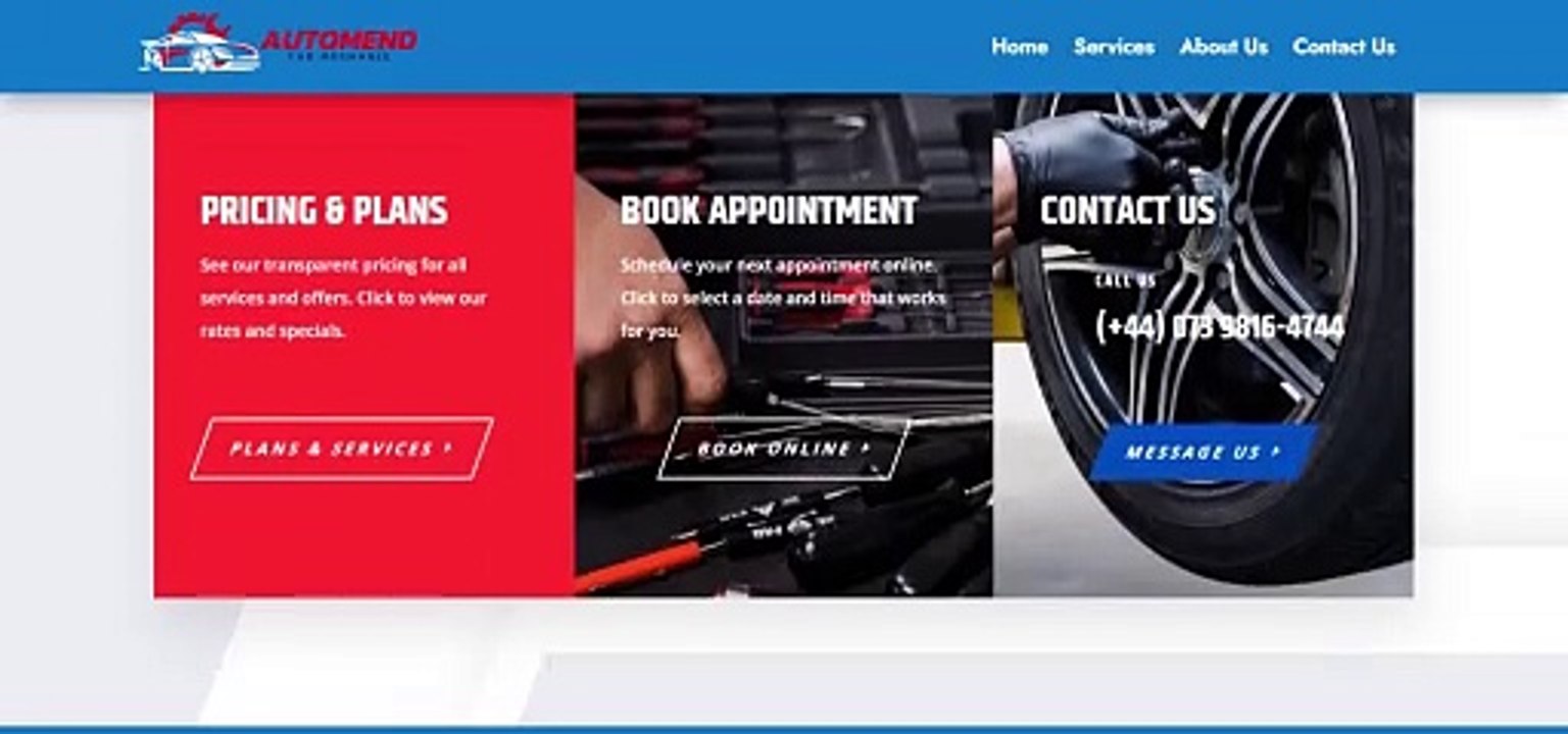 Auto Car Repair Shop Website Template, Car Detailing Website Template, Auto Repair wordpress Design