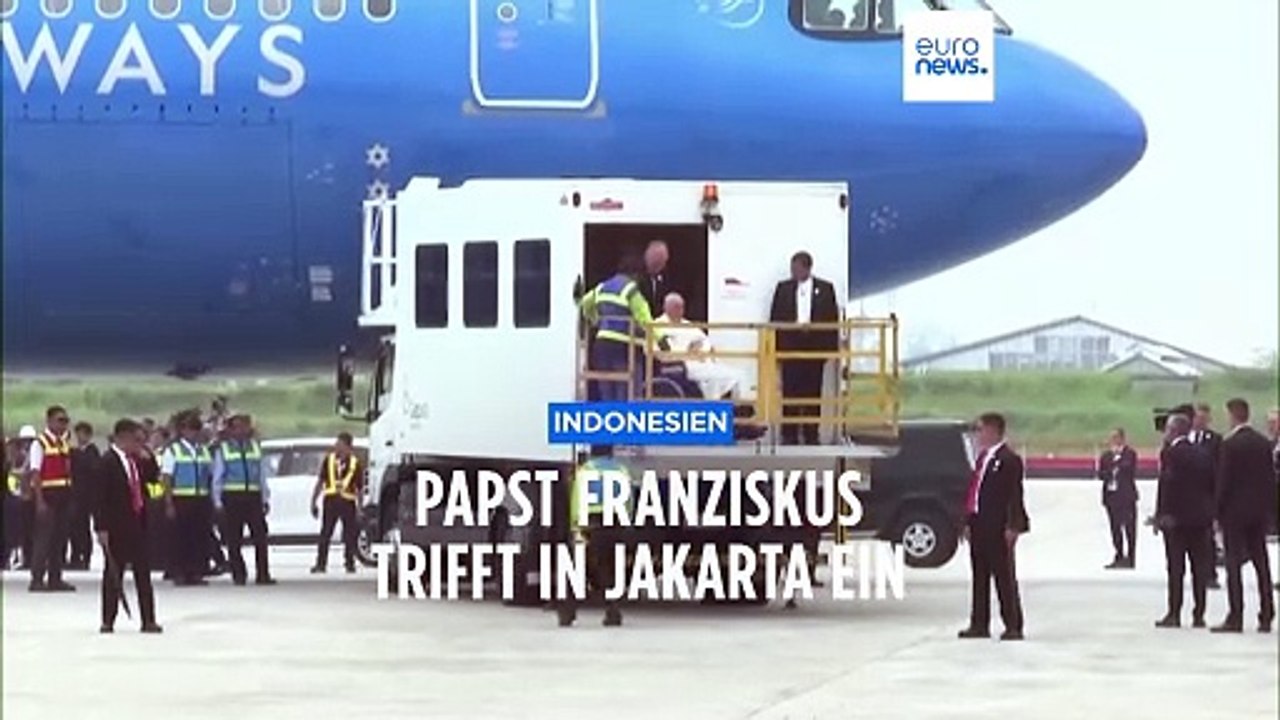 Asien- und Ozeanienreise des Papstes: Franziskus trifft in Jakarta ein