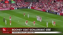 Rooney eski günlerdeki gibi! Frikikten enfes gol