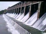 Dam gates opened after heavy rainfall