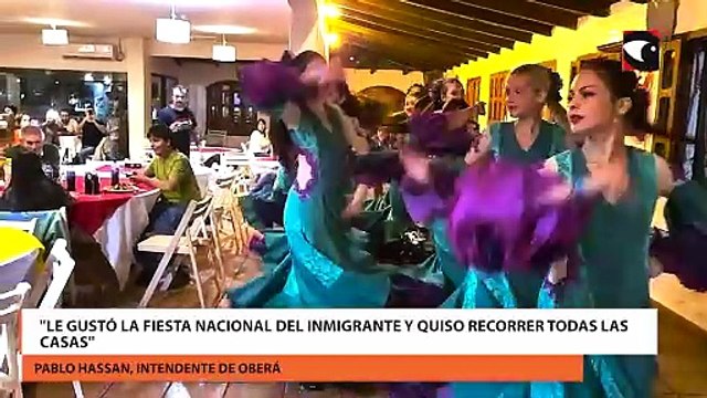 Villarruel en Oberá | Le gustó la Fiesta Nacional del Inmigrante y quiso recorrer todas las casas , dijo el intendente de Oberá