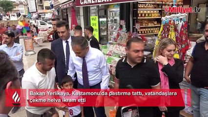 Bakan Yerlikaya Kastamonu'da vatandaşlarla bir araya geldi
