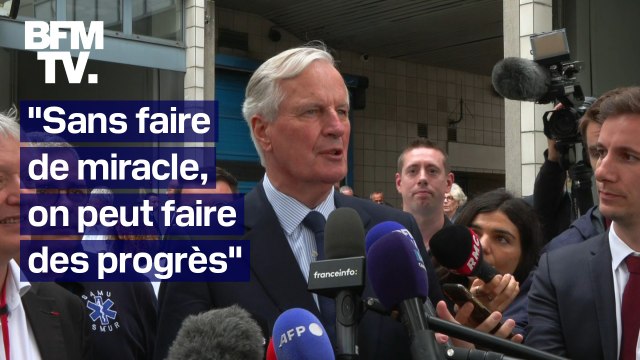 La prise de parole intégrale du Premier ministre, Michel Barnier, après son premier déplacement