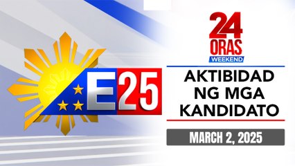Ilang senatorial candidate, tuloy sa pag-iikot | 24 Oras Weekend