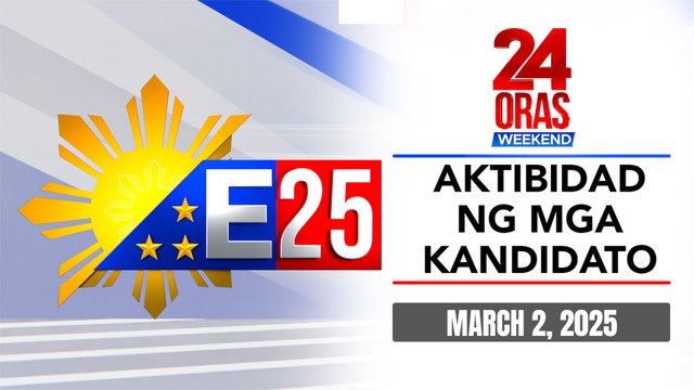 Ilang senatorial candidate, tuloy sa pag-iikot | 24 Oras Weekend