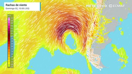 Intensos vientos azotarán las regiones más australes de Chile en el comienzo de marzo