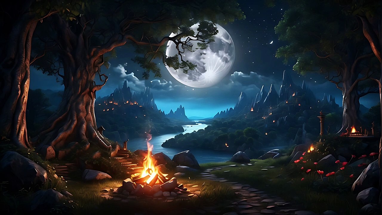 Ultimate Relaxation Ambient Music and Nature Night Sounds 🌿 for Stress Relief, Sleep, and Meditation