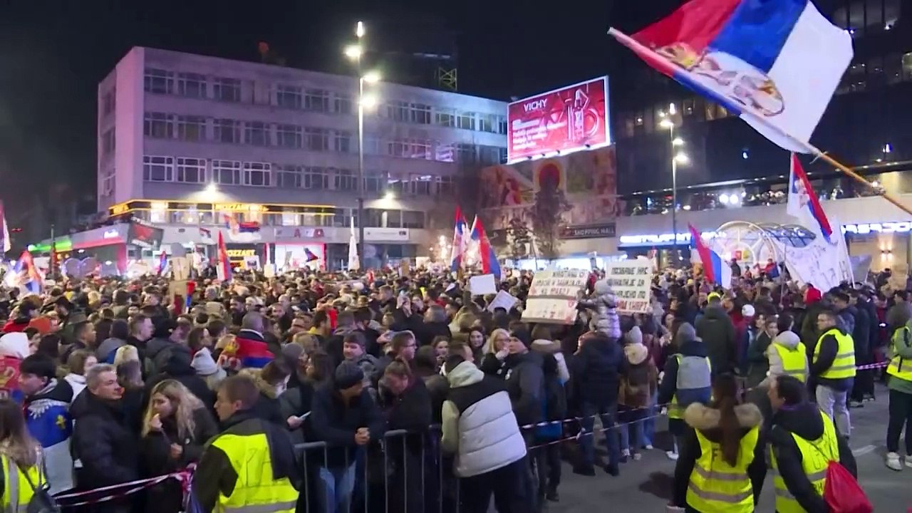 Proteste in Serbien reißen nicht ab - Großdemonstration in Nis