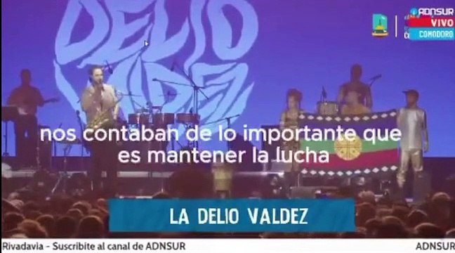 La Delio Valdez le cantó las 40 a Milei en un festival, pero cortaron la transmisión