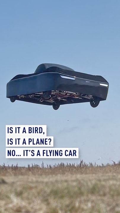 Is it a bird, is it a plane? No… it’s a flying car