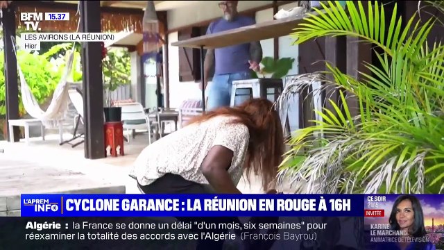 La Réunion: les habitants se préparent au passage du cyclone Garance