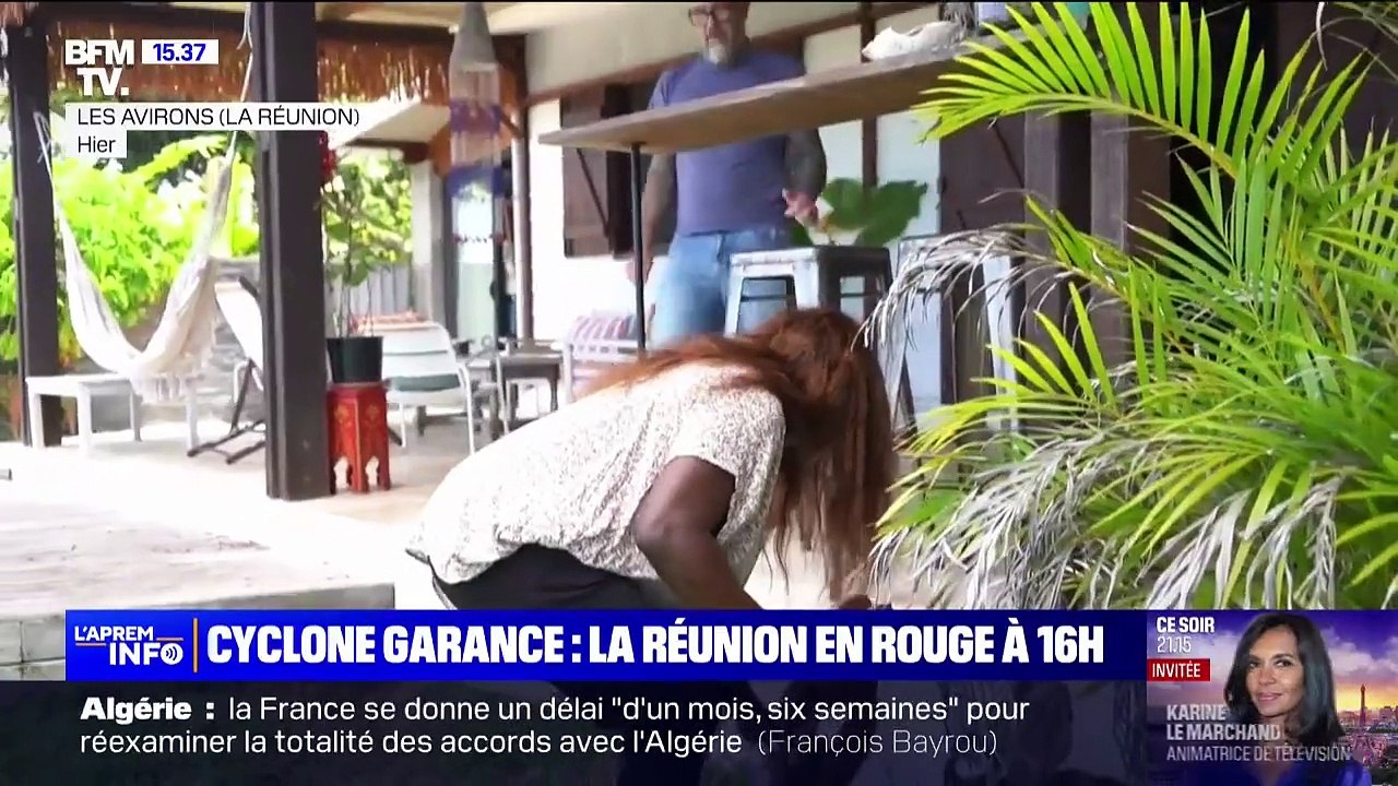 La Réunion: les habitants se préparent au passage du cyclone Garance