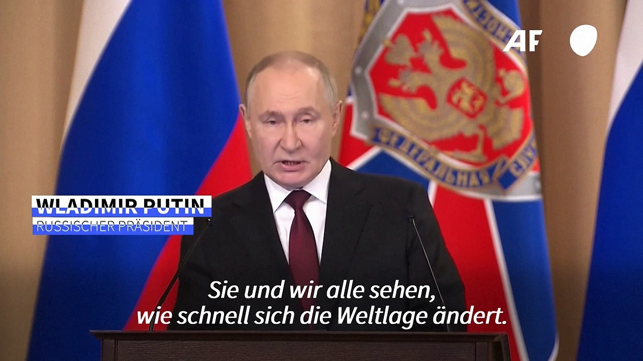 Putin: verhandlungen geben anlass zur "hoffnung"