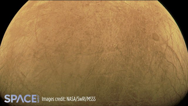 Jupiter's Moon Europa Captured By Juno Spacecraft In Close Flyby