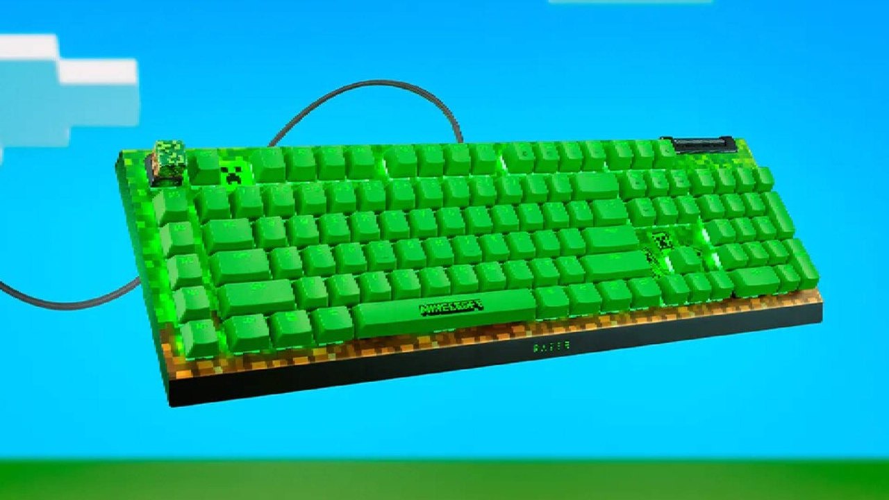 Mit Minecraft-Hardware Minecraft spielen: Neue Razer-Kollektion im Creeper-Style vorgestellt