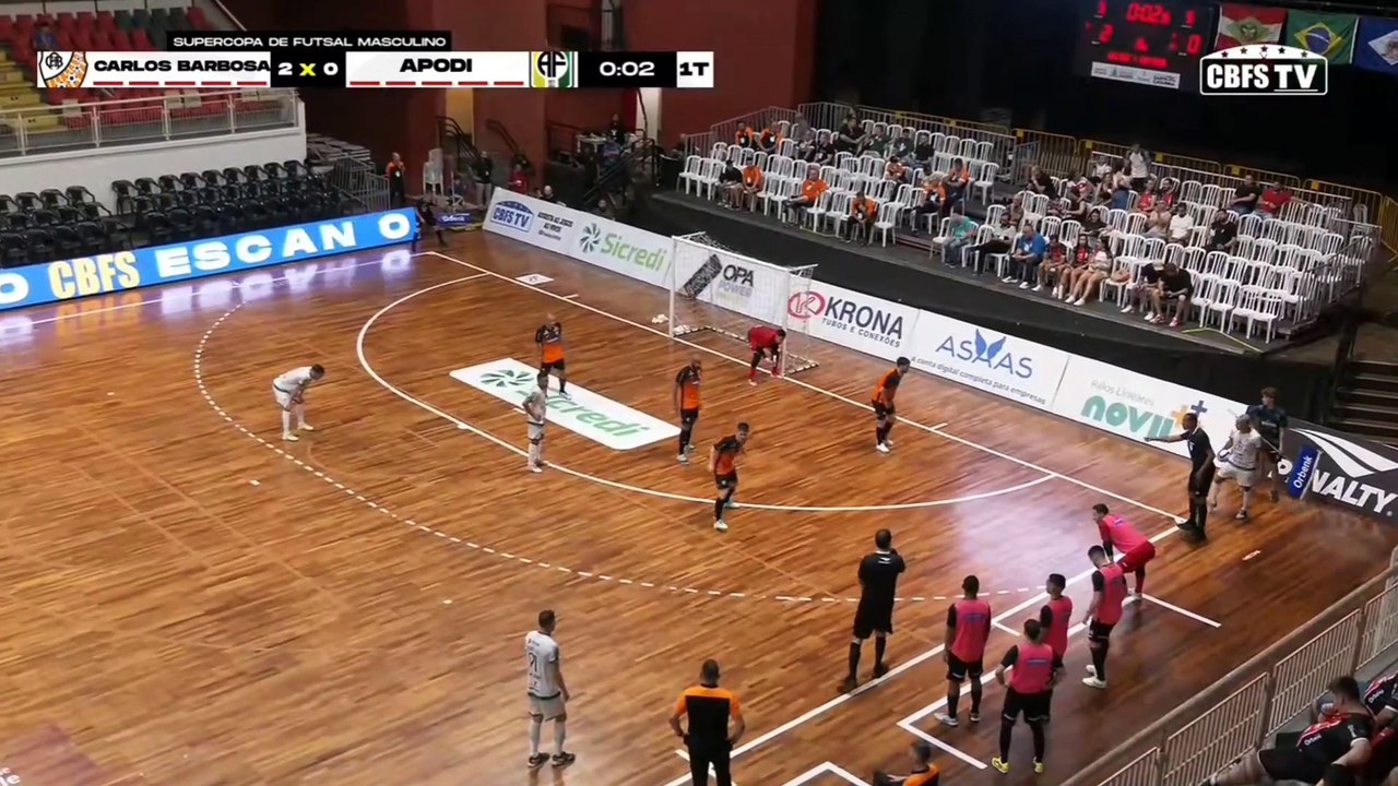 Apodi-RN 1-5 Carlos Barbosa - Supercopa de futsal  - Melhores Momentos
