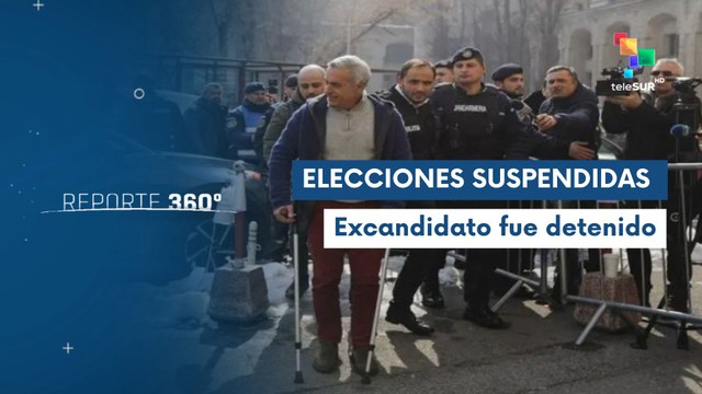 Detienen al vencedor de las elecciones anuladas en Rumanía