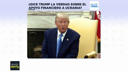 Euroverify: ¿Son correctas las afirmaciones de Trump sobre el apoyo financiero de EE.UU. a Ucrania?