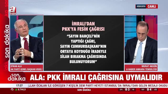 AKP'den Öcalan'ın silah bırakma çağrısı sonrası ilk açıklama