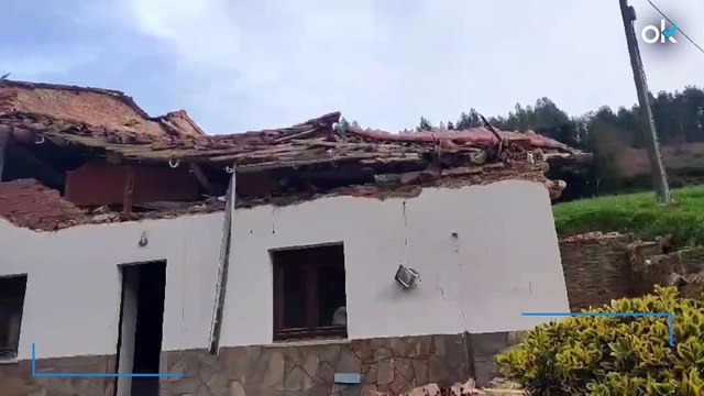 Doce heridos, varios de ellos niños, al derrumbarse parte de una casa en Gozón (Asturias)